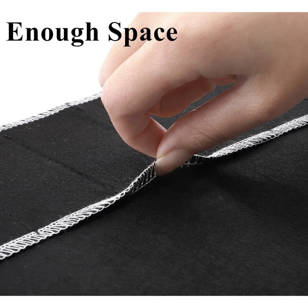 12 Pcs Silver Storage Bags Anti Tarnish, Silverware Storage Cloth Roll